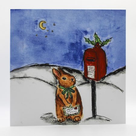 Bunny at the Postbox